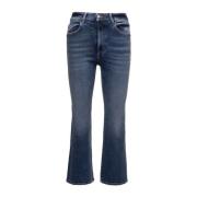 Icon Denim Flared Jeans Blue, Dam