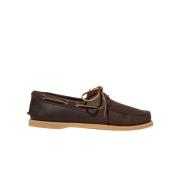 Scarosso Jude Nubuck Loafers - Handgjorda Italienska Skor Brown, Herr