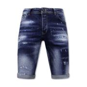 Local Fanatic Designershorts Med Paint Splatter Herr Slim Fit -1072- B...