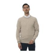 Kiton Handgjord Cashmere Tröja Beige, Herr