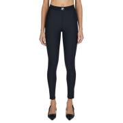 Courrèges Moderne Racer Leggings Black, Dam