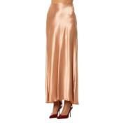 Forte Forte Koppar Satin Midi Kjol Orange, Dam