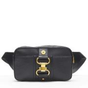 Versace Pre-owned Pre-owned Läder crossbodyvskor Black, Dam