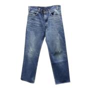 Celine Vintage Pre-owned Bomull jeans Blue, Dam