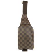 Louis Vuitton Vintage Förägda Canvas LV Väskor, Tillverkade i Spanien ...