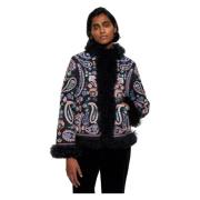 Antik Batik Wesley broderad jacka Black, Dam