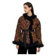 Antik Batik Danie broderad jacka Black, Dam