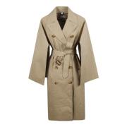 Burberry Klassiska Trenchcoats Beige, Dam