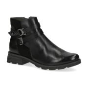 Caprice Svarta Casual Stängda Booties Black, Dam