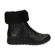 Caprice Svarta Nappa Stängda Booties Black, Dam