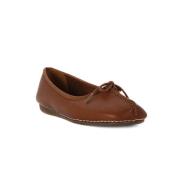 Clarks Ballerina fräkn dk tan Brown, Dam