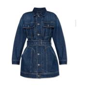 Diesel ‘De-Flaminia’ jeansjacka Blue, Dam