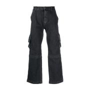 HTC Straight Jeans Black, Dam