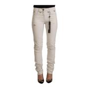 Karl Lagerfeld Slim Fit Vita Jeans White, Dam