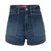Kenzo Jeans Shorts Blue, Dam