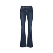 Levi's Blå Flare Swell Byxor Blue, Dam