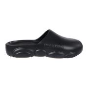 Moschino Präglad Logga Slides Black, Herr