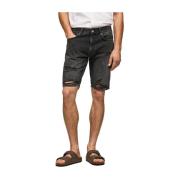 Pepe Jeans Denim Shorts Black, Herr