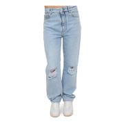 Pinko Wide Jeans Blue, Dam