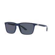 Ray-Ban Stylish Blue/Blue Sungles RB 4389 Blue, Herr