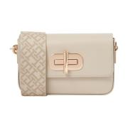 Tommy Hilfiger Beige Cross Body Väska Beige, Dam