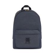 Tommy Hilfiger Blå Monogram Ryggsäck Blue, Herr