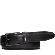 Tommy Hilfiger Svart Business Bälte Black, Herr