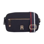 Tommy Hilfiger Blå Twill Cross Body Kameraväska Blue, Dam