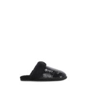 UGG Svarta Paljetter Shearling Tofflor Black, Dam