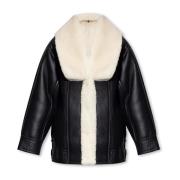 Victoria Beckham Shearlingjacka Black, Dam