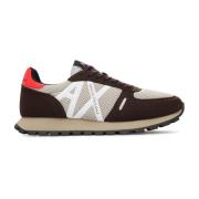 Armani Exchange Polyester Sneakers - Armani Exchange för män Brown, He...