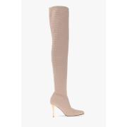 Balmain ‘Moneta’ klackstövlar Beige, Dam