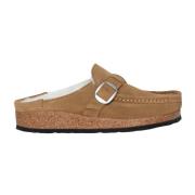 Birkenstock Suede Sandaler - 36 Beige, Herr