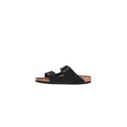 Birkenstock High Heel Sandals Black, Herr