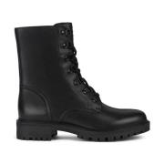 Geox Svarta Ankelboots för Kvinnor Black, Dam