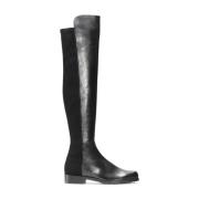 Stuart Weitzman Ikoniska 5050Boots - Över Knäet Stretch Stövlar Black,...