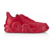 Giuseppe Zanotti Cobra Läder Sneakers Red, Herr
