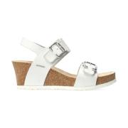 Mephisto Lissandra Dam Sandal med Korkfotsäng White, Dam