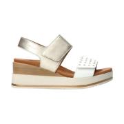 Mephisto Perforerad dam sandal med komfortteknik White, Dam