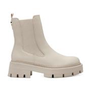 Tamaris Beige Casual Stängda Booties Beige, Dam