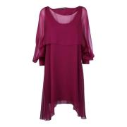 Alberta Ferretti Dagklänning Purple, Dam