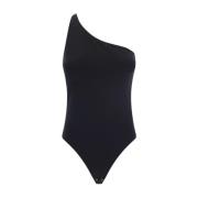 Alexander McQueen Open-back One Axel Bodysuit Black, Dam