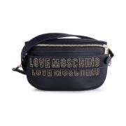Love Moschino Belt Bags Black, Dam