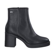 s.Oliver Svarta Avslappnade Stängda Booties Black, Dam