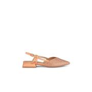 ALMA EN PENA Ballerinaskors Beige, Dam