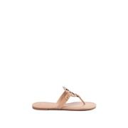 Tory Burch Stiliga Miller Sliders i Ljus Sand Beige, Dam