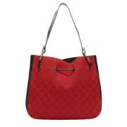 Gucci Vintage Pre-owned Tyg gucci-vskor Red, Dam