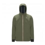 K-Way Kort Herrjacka Jacko - Slim Fit Urban Stil Green, Herr