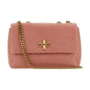 Tory Burch Antikrosa Läder Axelväska Pink, Dam