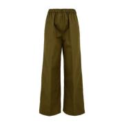 Aspesi Military Style Trousers Green, Dam